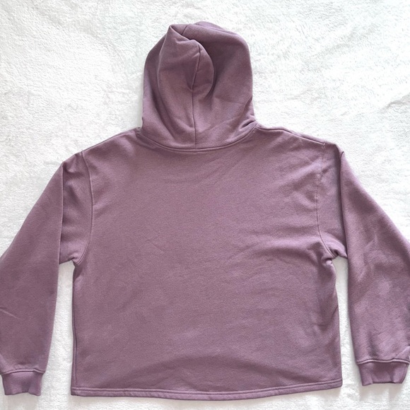 NEW The North Face Evolution Hi-Lo Hoodie Fawn Grey Purple Sweatshirt Womens XXL - Picture 6 of 9
